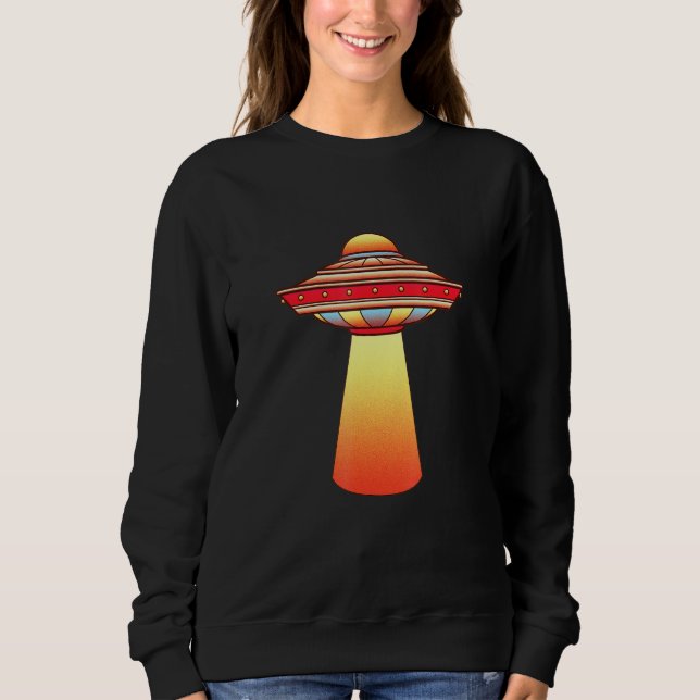 Moletom Alienígena Abdução Ufo Objeto Voador Não Identific (Frente)