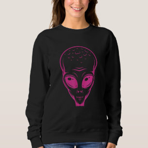 Moletom Alienígena Cabeça Colorida Alienígena Rave Tee Acr
