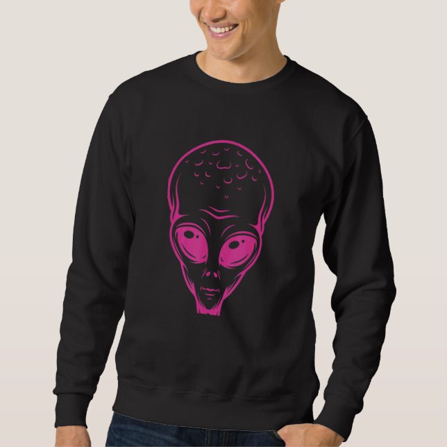 Moletom Alienígena Cabeça Colorida Alienígena Rave Tee Acr (Frente)