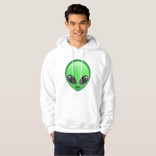 Moletom alienígena emoji mens capuz