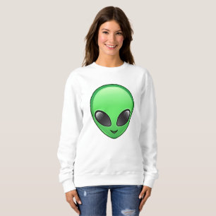 Moletom alienígena emoji mulheres