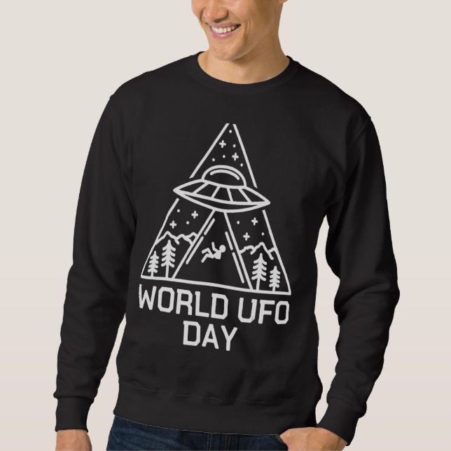 Moletom Alienígena Espacial Ufo Rapto De Alienígenas Dia M (Frente)