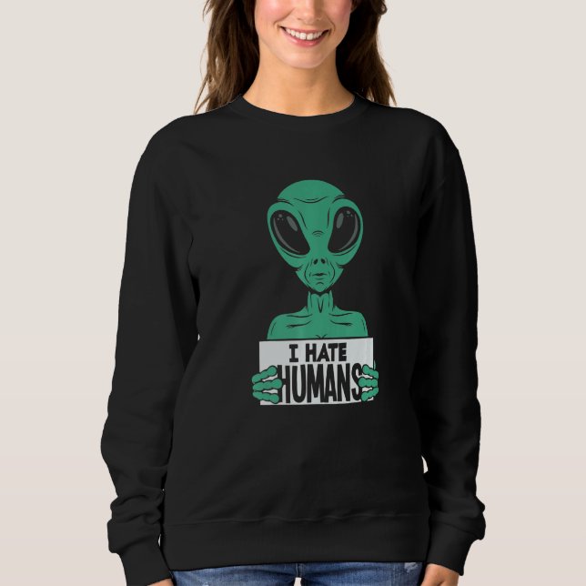 Moletom Alienígena Galaxy Ufo fã estilo Sifi, roupa de rua (Frente)