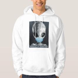 Moletom Alienígena Hoodie Distante Socialmente