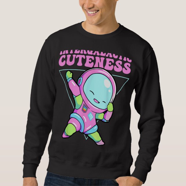 Moletom Alienígena Intergaláctica Cuteness Dabbing Exterio (Frente)