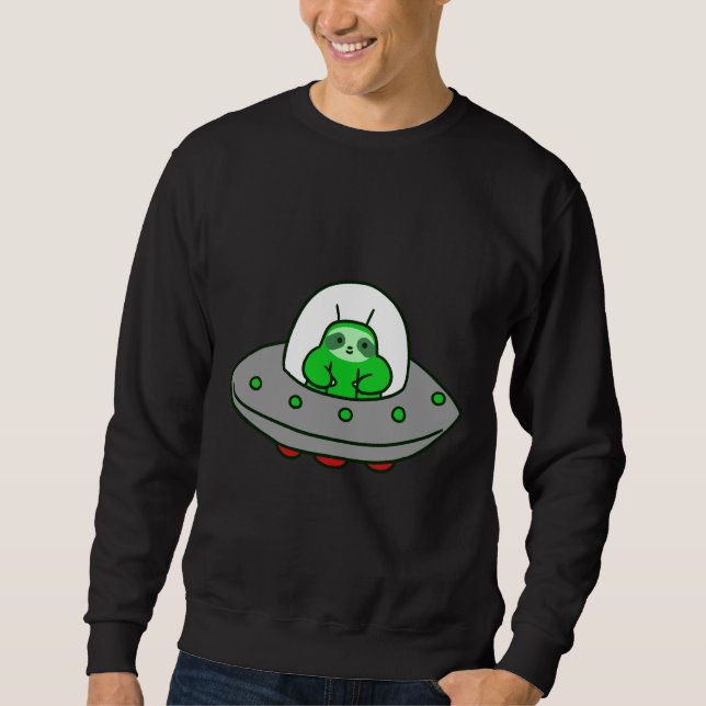 Moletom Alienígena Ufo Sloth (Frente)