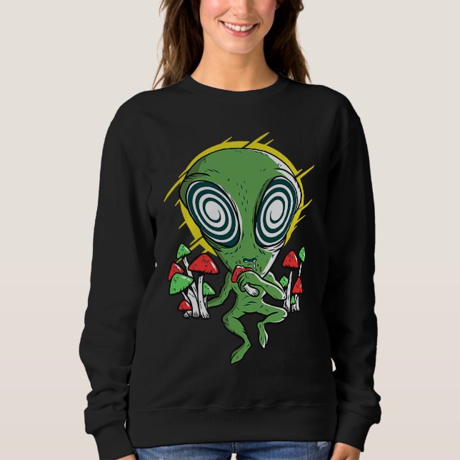 Moletom alienígenas espaciais alienígenas  óvni fungos cog (Frente)