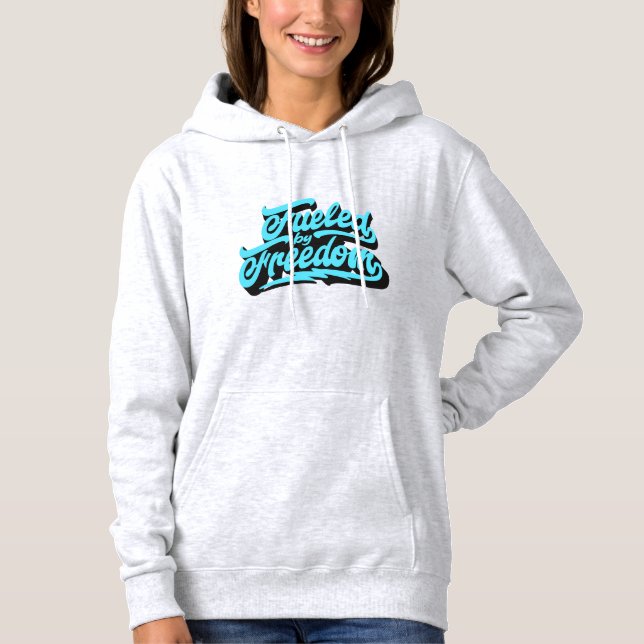 Moletom Alimentado pela liberdade | Casual Hoodie (Frente)