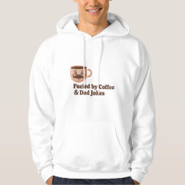 Moletom Alimentado por Café e Piadas de Papai – Citação En