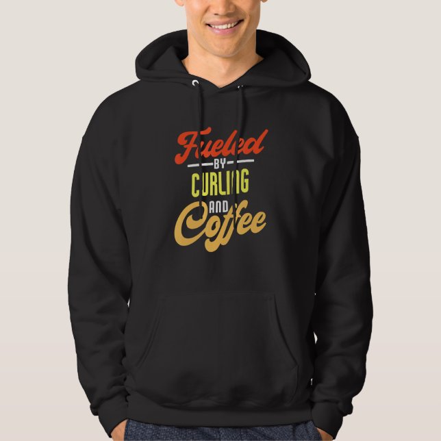 Moletom Alimentado Por Curling E Café (Frente)