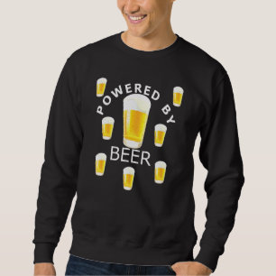 Moletom Alimentado por óculos de cerveja de Design de Bebe