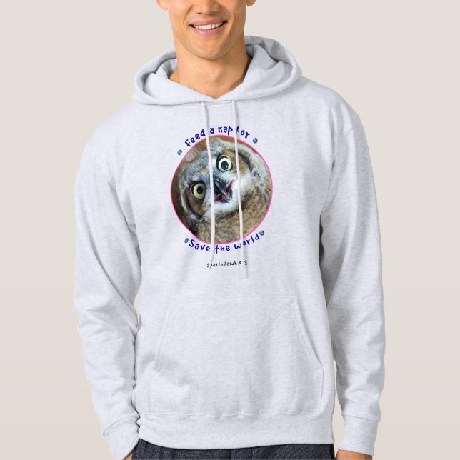 Moletom Alimente um Raptor com Athena (Frente)