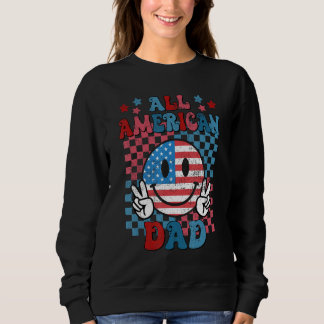 Moletom All American Dad Matching Family 4th of July Ameri