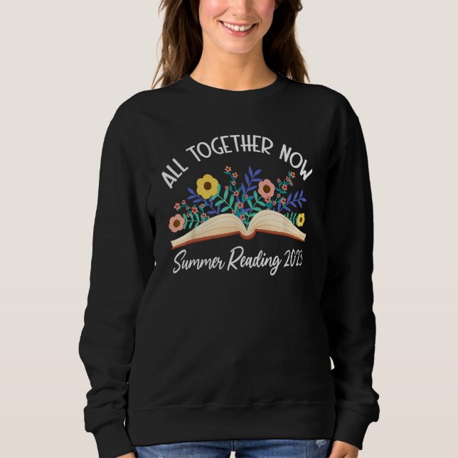 Moletom All Together Now Summer Reading 2023 Book Lover Li (Frente)