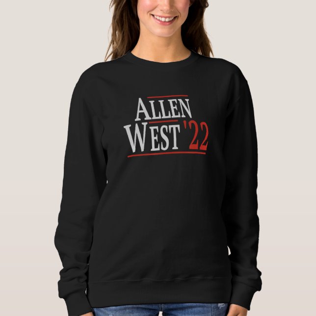 Moletom Allen West 22 Para Governador Do Texas (Frente)