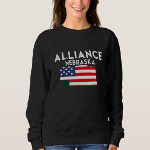 Moletom Alliance Nebraska EUA State America Viagem Nebrask