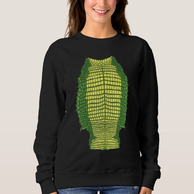 Moletom Alligator Belly Crocodile Halloween Costume (Frente)