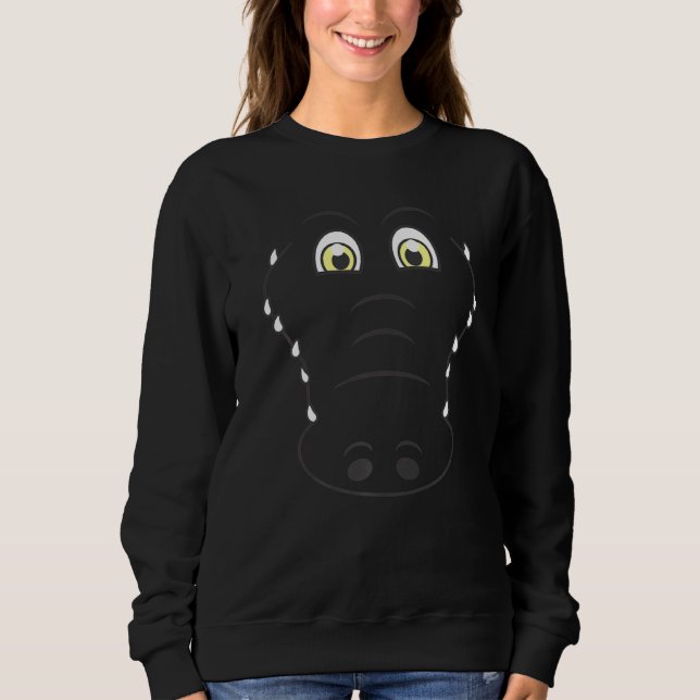 Moletom Alligator Face Alligator Halloween (Frente)
