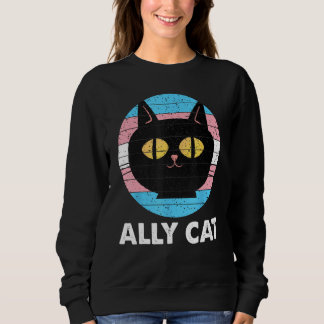 Moletom Ally Cat Transgender Pride Cat Kitten LGBT Trans