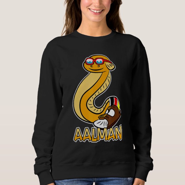 Moletom Alman Memes Eel Sandal Meias típicas do alemão (Frente)