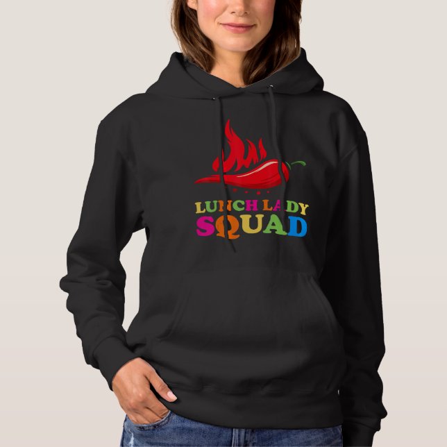 Moletom Almoçando Lady Squad Cafeteria Crew School Lunch L (Frente)