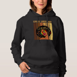 Moletom Almoço de escola Lady Afro-Americana Black Hist