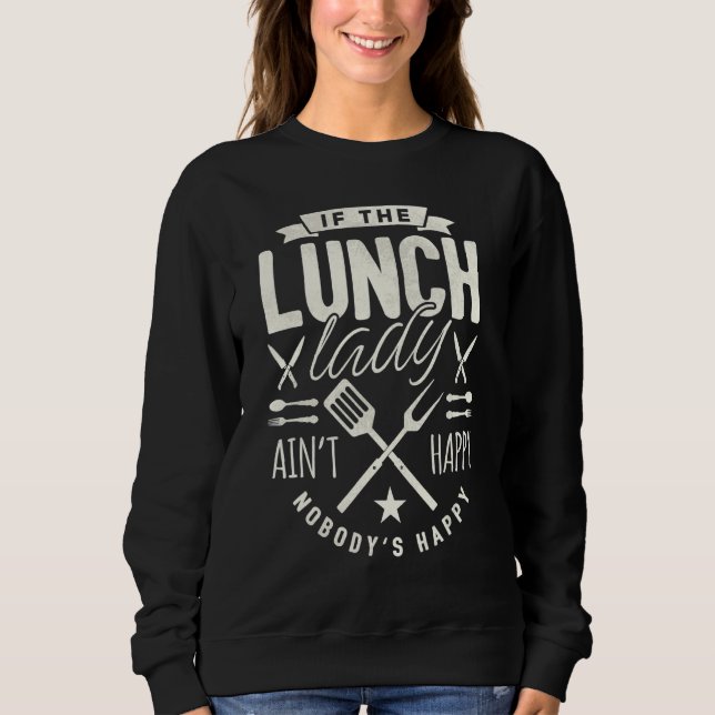 Moletom Almoço Lady Squad Cafeteria Crew School Tee (Frente)