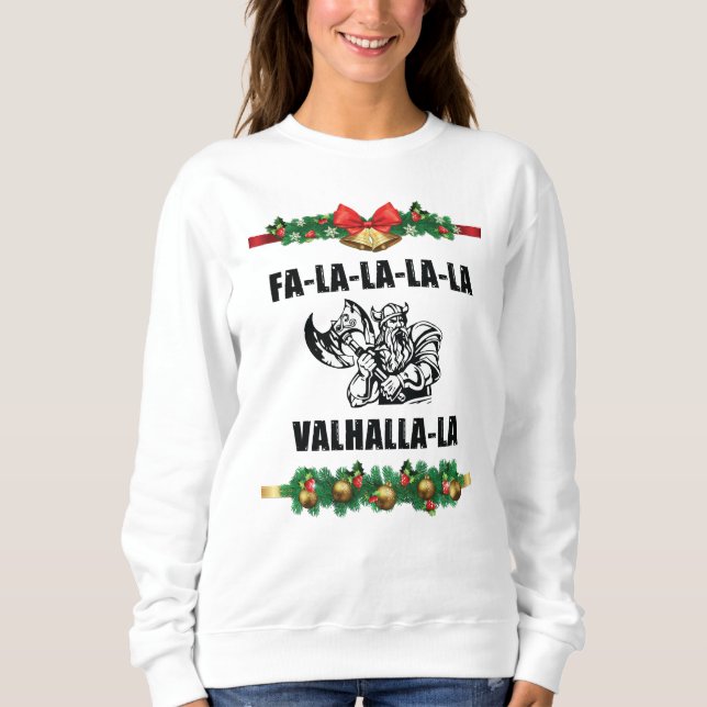 Moletom Almofada de Valhalla de Natal (Frente)