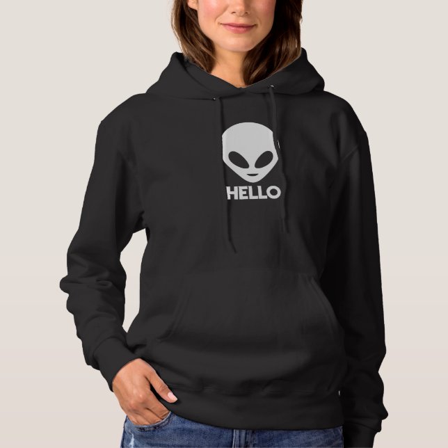 Moletom Alô, Alienígena Espacial, Tee. (Frente)