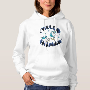 Moletom Alô humano Adorável Unicorn
