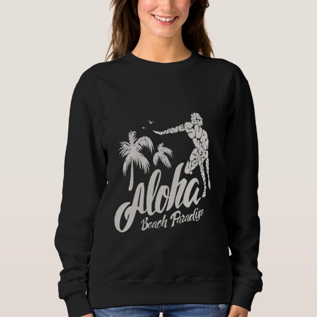 Moletom Aloha Beach Paradise (Frente)