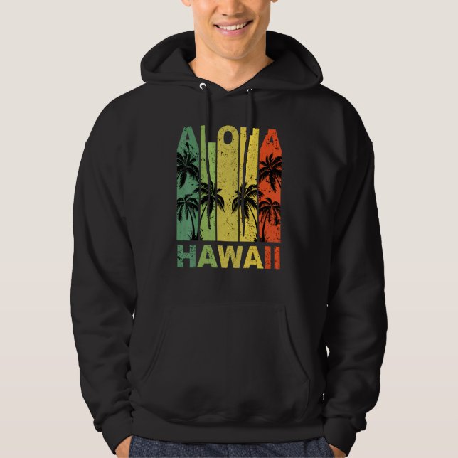 Moletom Aloha Hawaii Tropical Summer Vacation Hawaiian Isl (Frente)