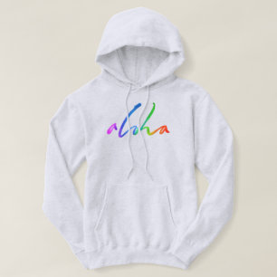 Moletom Aloha - rotulação tropical da mão - Havaí Hawa