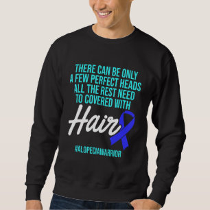 Moletom Alopecia Sensibilização Cabelo Perdido Guerreiro C