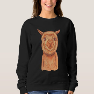 Moletom Alpaca Grinning Para Ventiladores Llama