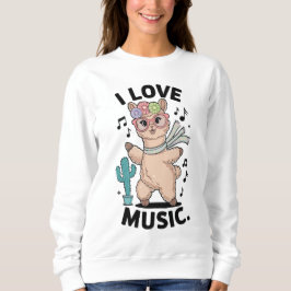 Moletom Alpaca love music