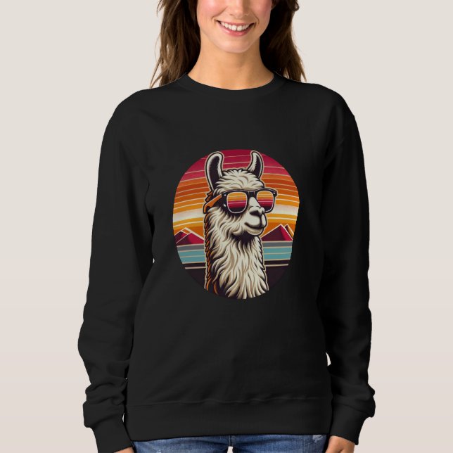 Moletom Alpaca Lover Llama Design com Camel Cute (Frente)