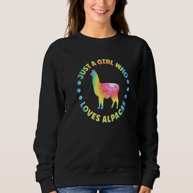 Moletom Alpaca Outfit for Llama Lovers Apparel Women & Gir (Frente)