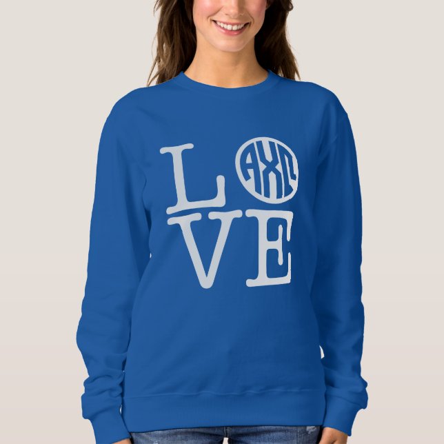 Moletom Alpha Chi Omega | Amor (Frente)