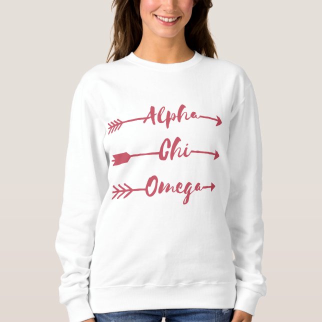 Moletom Alpha Chi Omega | Flechas (Frente)