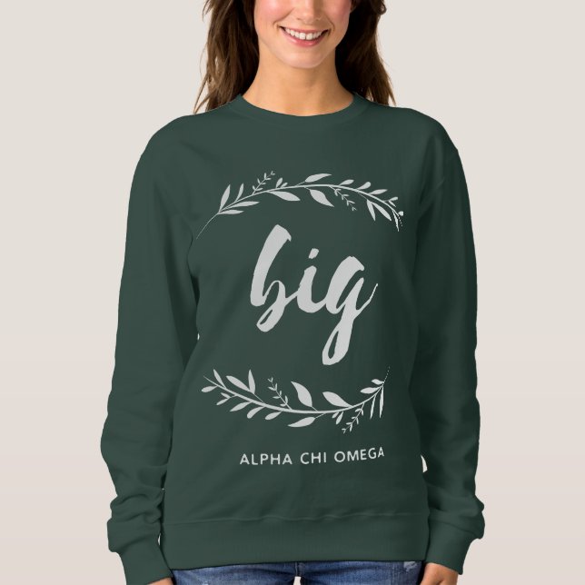 Moletom Alpha Chi Omega | Grande Coroa (Frente)