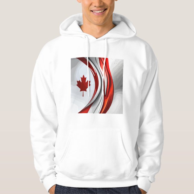 Moletom Alterle Maple Leaf: Uma Torção Canadiana Criativa (Frente)
