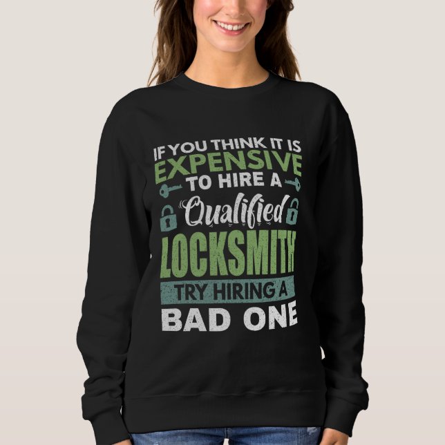 Moletom Aluguer Locksmith Qualificado Separação (Frente)