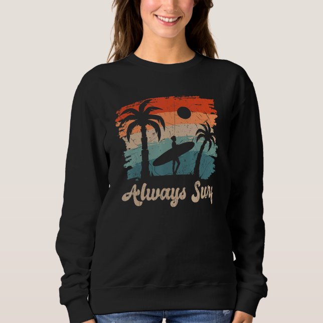 Moletom Always Surf beach summer vacation (Frente)
