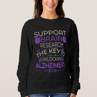 Moletom Alzheimer Brain Injury Design Purple Alzheimers Aw