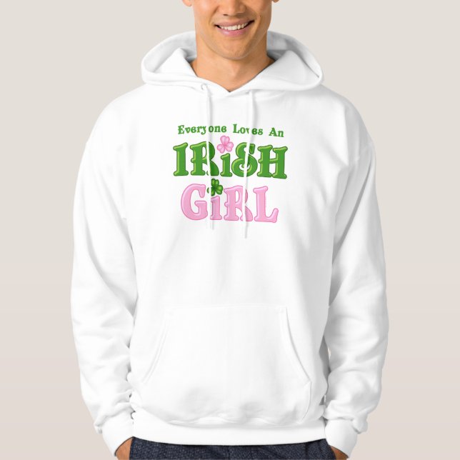 Moletom Ama uma menina irlandesa (Frente)