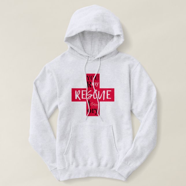 Moletom Amado Resgate de Renascimento, Christian Hoodie (Frente do Design)