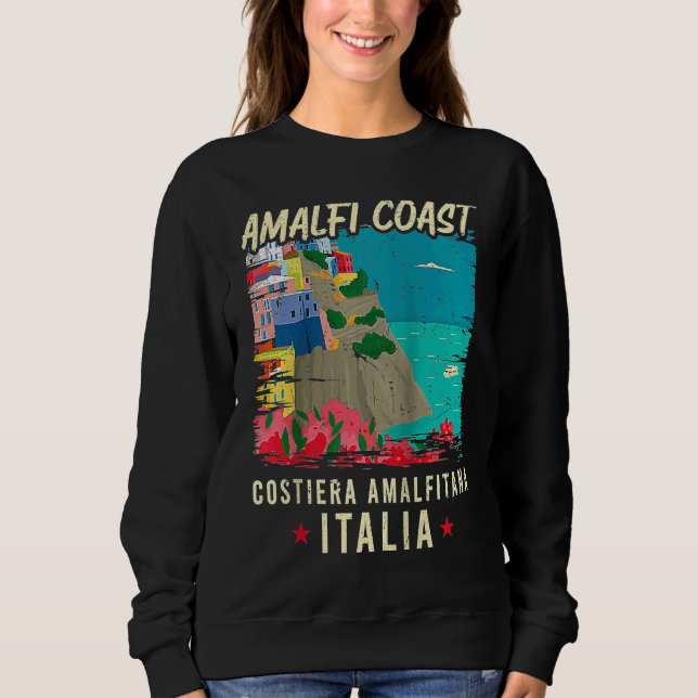 Moletom Amalfi Coast Costiera Amalfitana Italia Italy Vaca (Frente)