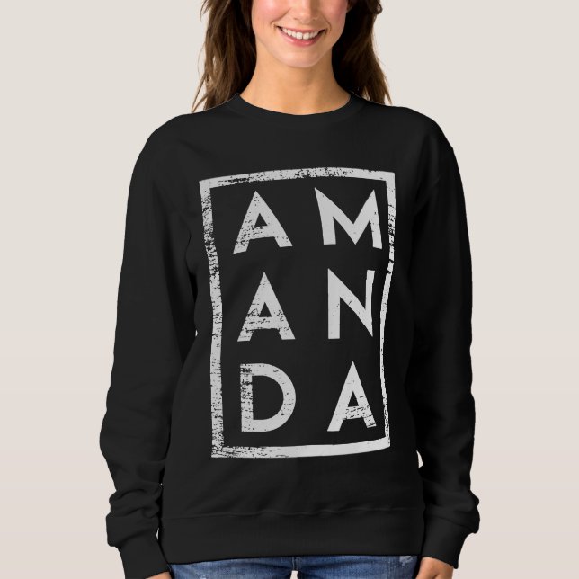 Moletom Amanda Minimalismo (Frente)