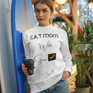 Moletom Amante de Animais Personalizado Script Marrom Mãe